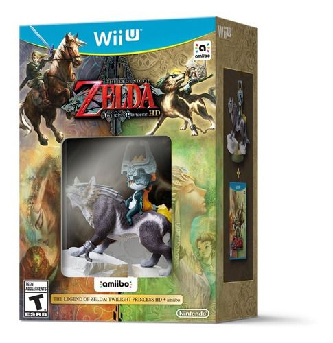 The Legend of Zelda Twilight Princess HD - Nintendo Wii U + Amiibo Wolf Link