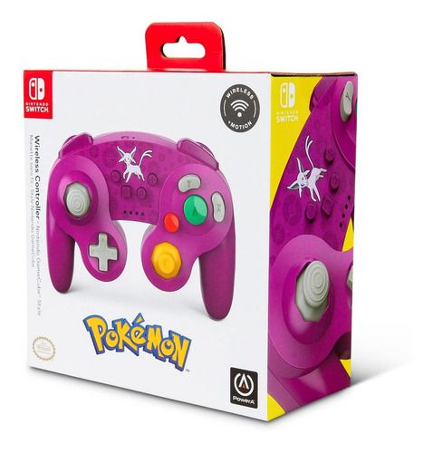 Wireless Controller Game Cube Espeon Roxo - Nintendo Switch
