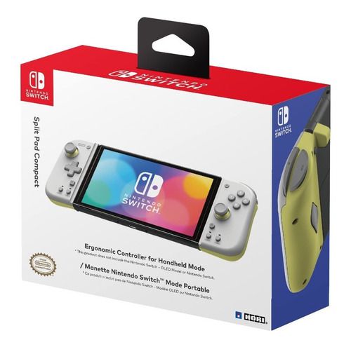 Split Pad Compact Hori Cinza e Amarelo - Nintendo Switch
