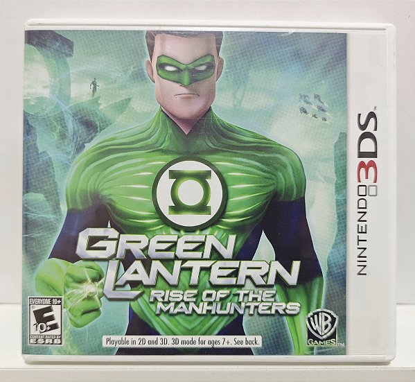 Green Lantern Rise of the Manhunters - Nintendo 3DS - Semi-Novo
