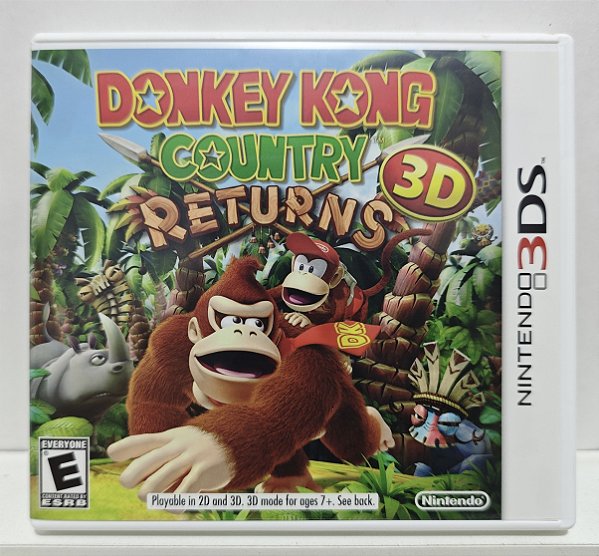 Donkey Kong Country Returns 3D - Nintendo 3DS - Semi-Novo