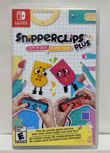 Snipperclips Plus Cut It Out Together - Nintendo Switch - Semi-Novo