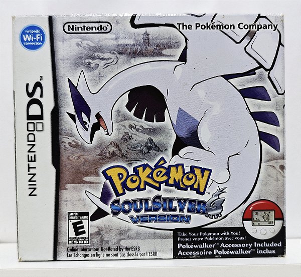 Pokemon Soul Silver com Pokewalker - Nintendo DS - Semi-Novo
