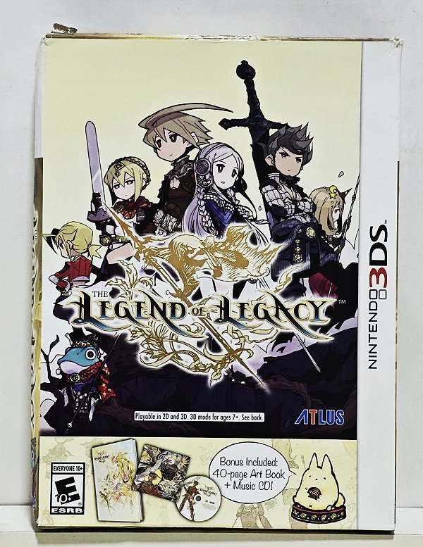 The Legend Of Legacy Launch Edition - Nintendo 3DS - Semi-Novo