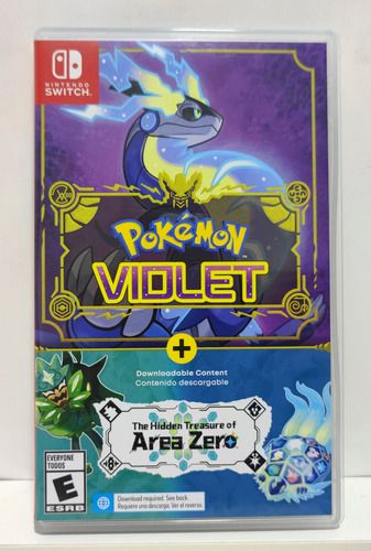 Pokemon Violet + The Hidden Treasure Of Area Zero - Nintendo Switch - Semi-Novo