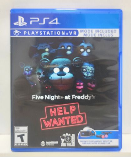 Five Night At Freddy's Help Wanted - PS4 - Semi-Novo