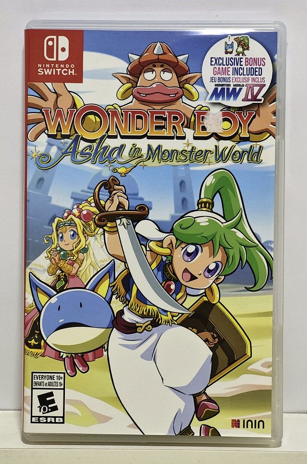 Wonder Boy: Asha In Monster World - Nintendo Switch - Semi-Novo