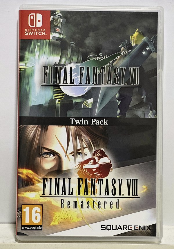 Final Fantasy VII & Final Fantasy VIII Remastered Twin Pack - Nintendo Switch - Semi-Novo