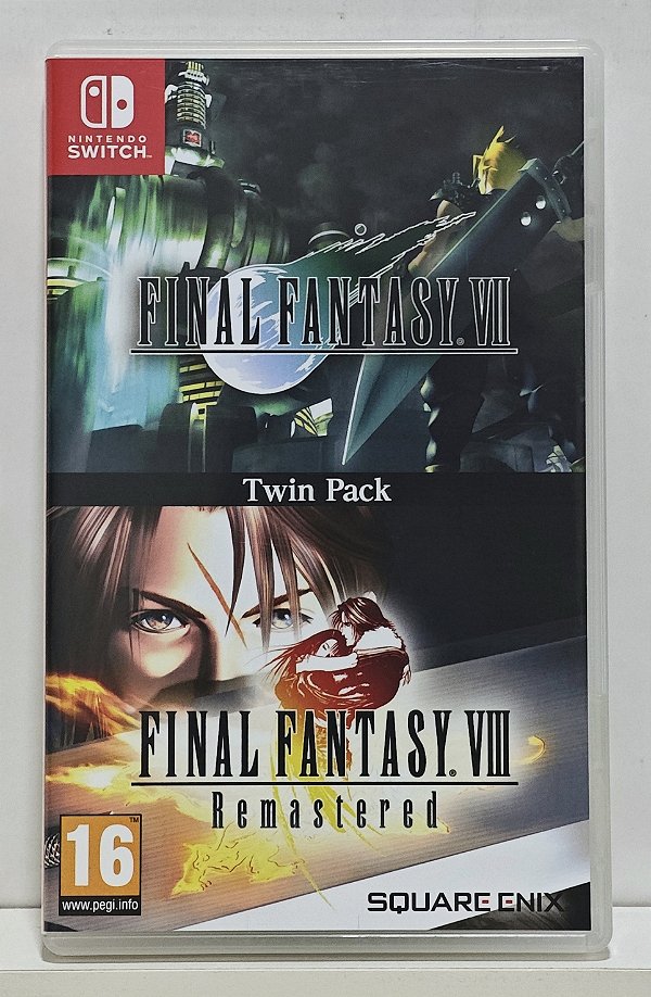 Final Fantasy VII & Final Fantasy VIII Remastered Twin Pack - Nintendo Switch - Semi-Novo
