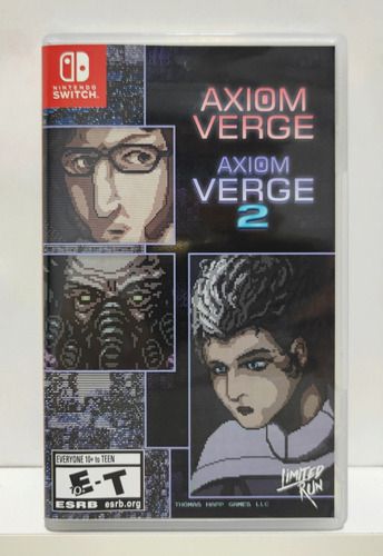 Axiom Verge 1 & 2 - Nintendo Switch - Limited Run Games - Semi-Novo