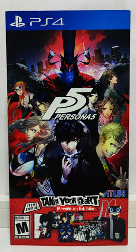 Persona 5 Take Your Heart Premium Edition - PS4 - Semi-Novo