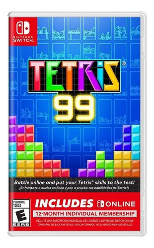 Tetris 99 + Assinatura 12 Meses Switch Online - Nintendo Switch