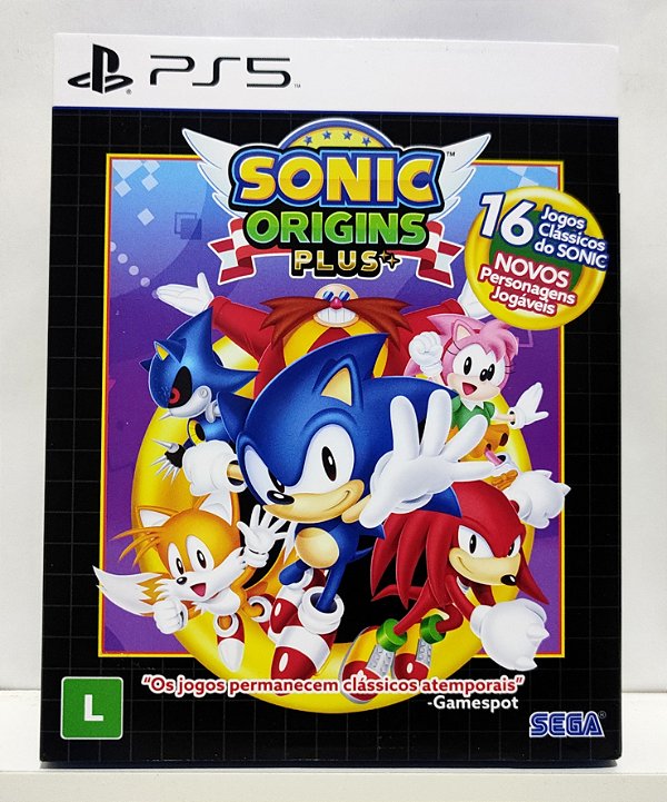 Sonic Origins Plus - PS5 - Semi-Novo