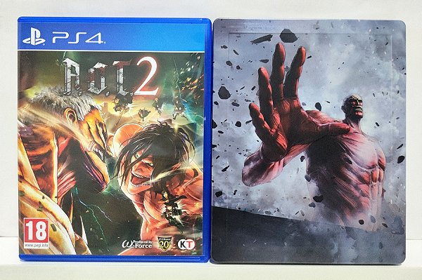 Attack On Titan 2 Steelbook Edition - PS4 - Semi-Novo