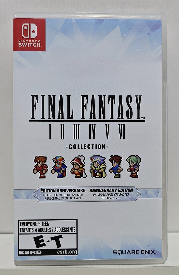 Final Fantasy Pixel Remaster I-VI Collection - Nintendo Switch - Semi-Novo