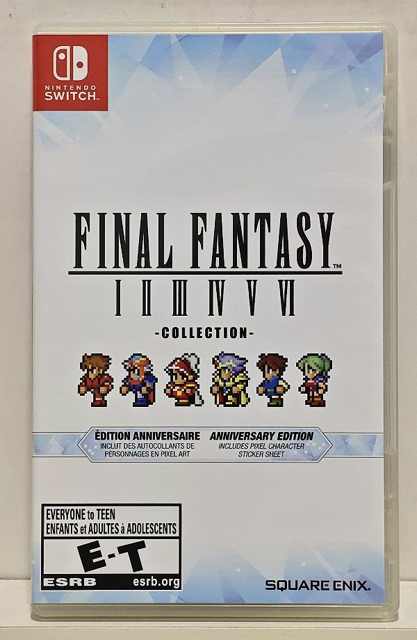 Final Fantasy Pixel Remaster I-VI Collection - Nintendo Switch - Semi-Novo