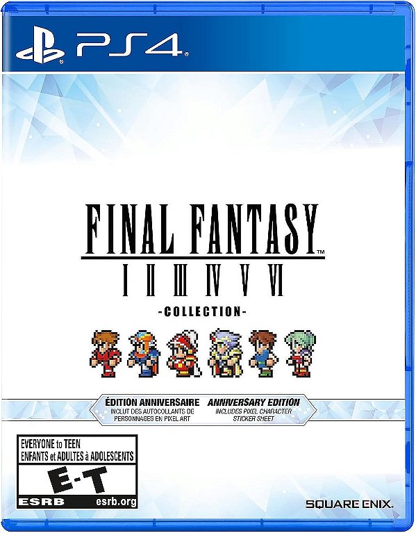 Final Fantasy Pixel Remaster I-VI Collection - PS4