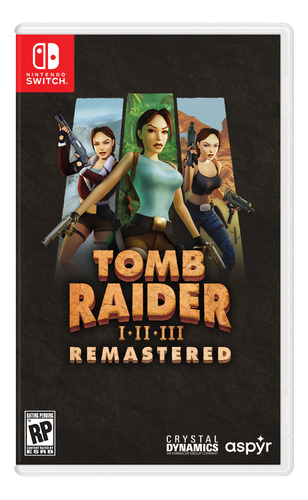 Tomb Raider I-III Remastered Starring Lara Croft - Nintendo Switch