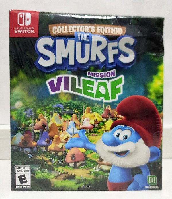 The Smurfs Mission Vileaf Collector's Edition - Nintendo Switch - Lacrado Com Detalhe