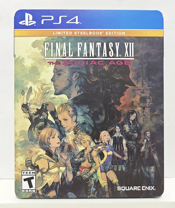 Final Fantasy XII the Zodiac Age Limited Steelbook Edition - PS4 - Semi-Novo