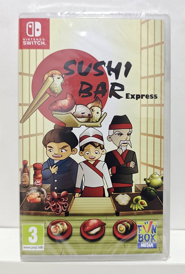 Sushi Bar Express - Nintendo Switch - Lacrado com Detalhe