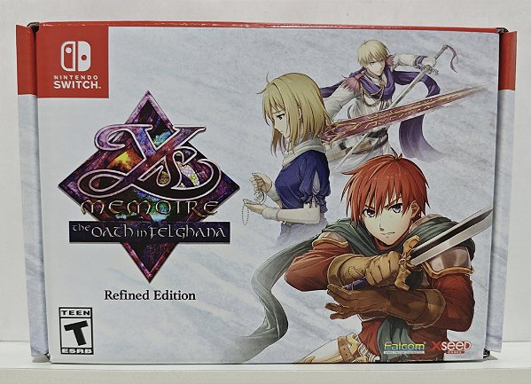 Ys Memoire: The Oath Of Felghana Refined Edition - Nintendo Switch - Lacrado com Detalhe