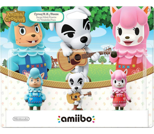 Amiibo Animal Crossing - Cyrus  / K.K. / Reese