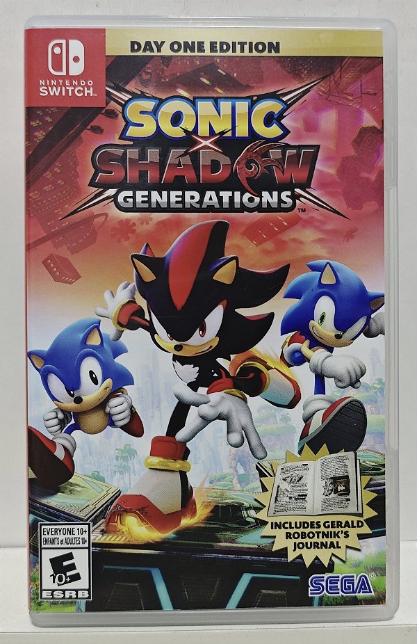 Sonic X Shadow Generations - Nintendo Switch - Semi-Novo