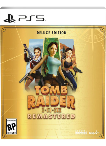 Tomb Raider I-III Remastered Starring Lara Croft Deluxe Edition - PS5