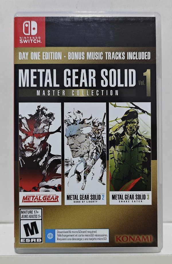 Metal Gear Solid: Master Collection Vol. 1 - Nintendo Switch - Semi-Novo