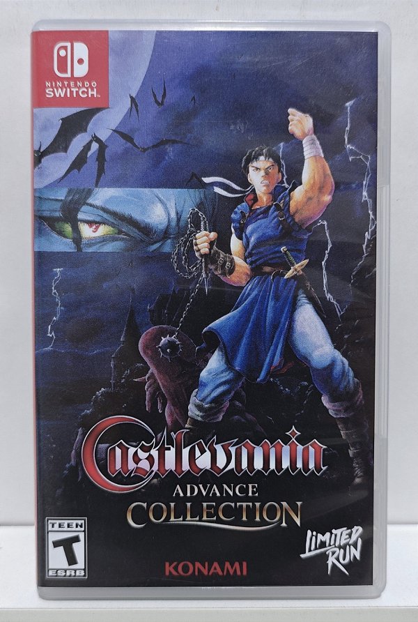 Castlevania Advance Collection (Capa Dracula X) - Nintendo Switch - Limited Run Games - Semi-Novo