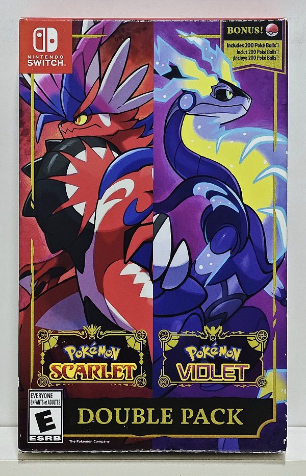 Pokémon Scarlet & Violet Double Pack - Nintendo Switch - Semi-Novo