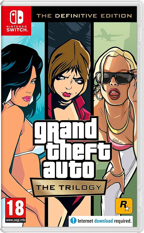 Grand Theft Auto: The Trilogy Definitive Edition - Nintendo Switch