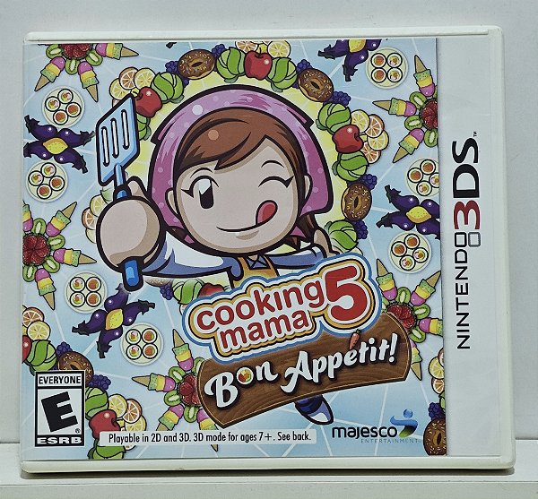 Cooking Mama 5 Bon Apetit - Nintendo 3DS - Semi-Novo