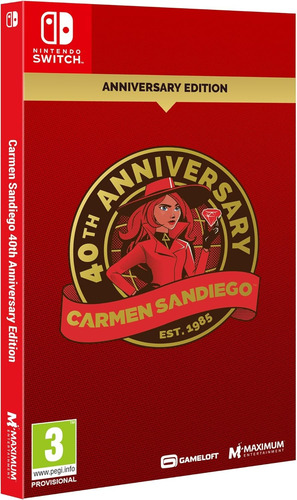 Carmen Sandiego 40th Anniversary Edition - Nintendo Switch
