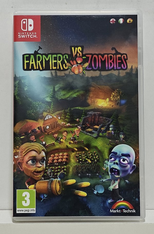Farmers Vs Zombies - Nintendo Switch - Semi-Novo