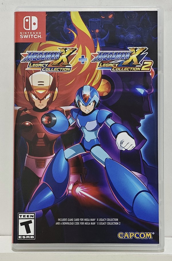 Mega Man X Legacy Collection 1 + 2 - Nintendo Switch - Semi-Novo