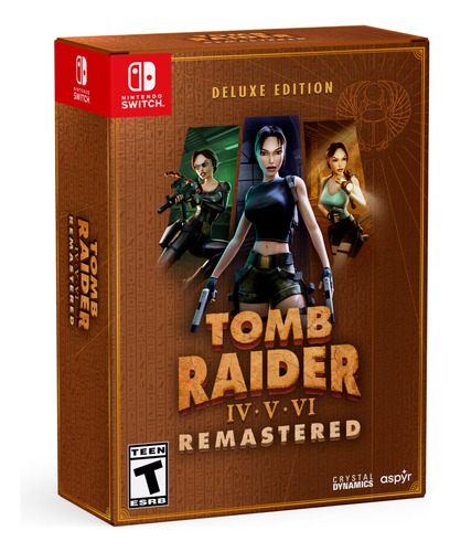 Tomb Raider IV-VI Remastered Starring Lara Croft Deluxe Edition - Nintendo Switch