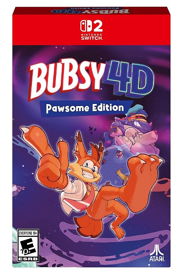 Bubsy 4D Pawsome Edition - Nintendo Switch 2