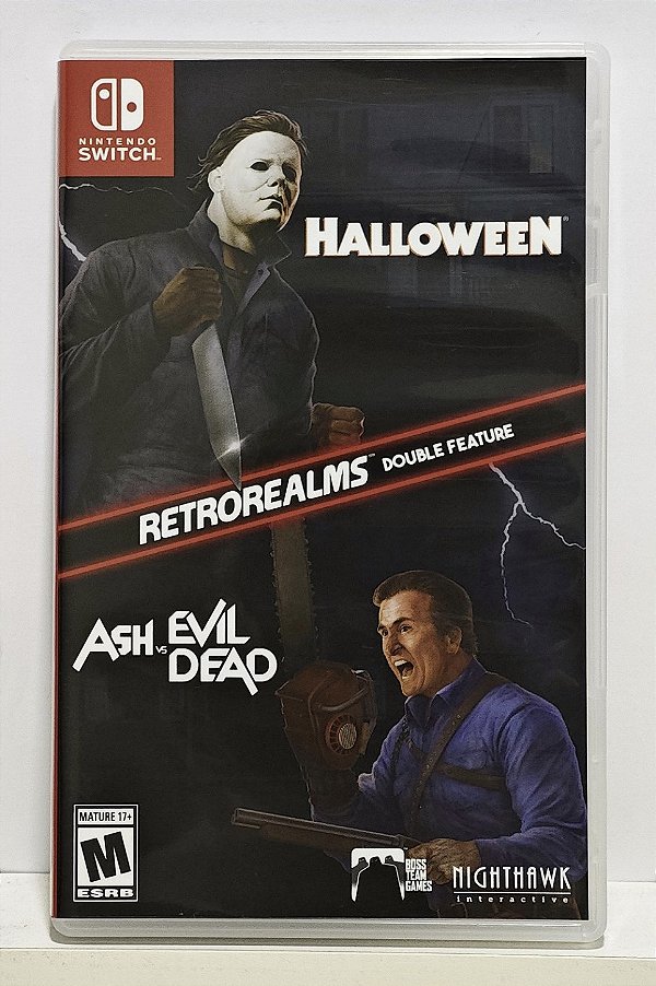 Retrorealms Double Feature: Halloween & Ash Vs Evil Dead - Nintendo Switch - Semi-Novo