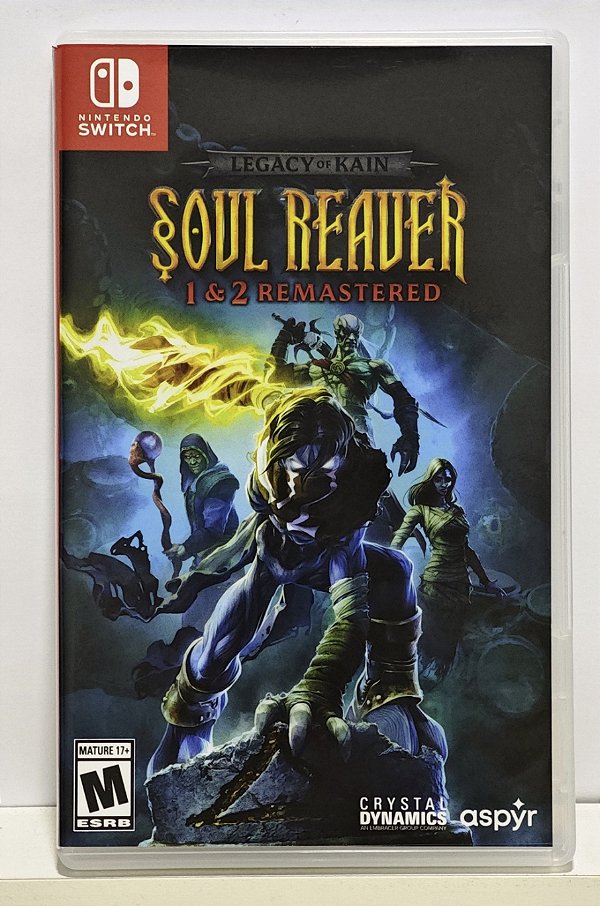 Legacy Of Kain Soul Reaver 1 & 2 Remastered - Nintendo Switch - Semi-Novo