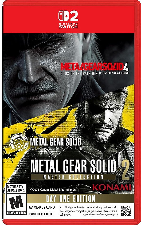 Metal Gear Solid: Master Collection Vol. 2: Day One Edition - Nintendo Switch 2