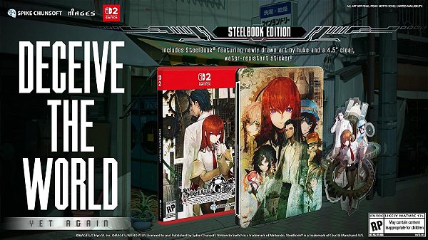 Steins;Gate Re:Boot SteelBook Edition - Nintendo Switch 2