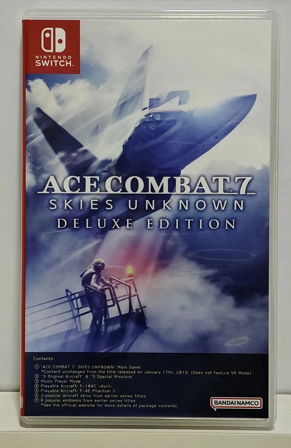 Ace Combat 7 Skies Unknown Deluxe Edition - Nintendo Switch - Semi-Novo