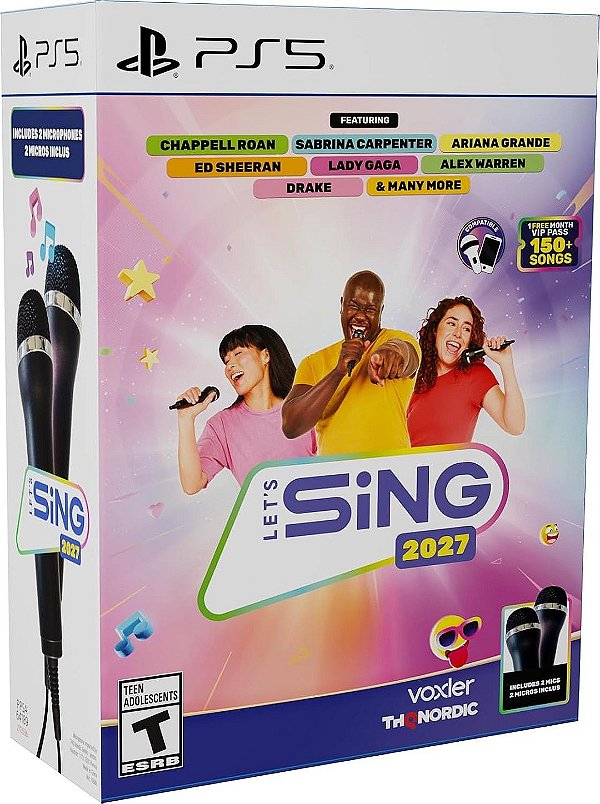 Let's Sing 2027 2 Mic Bundle - PS5