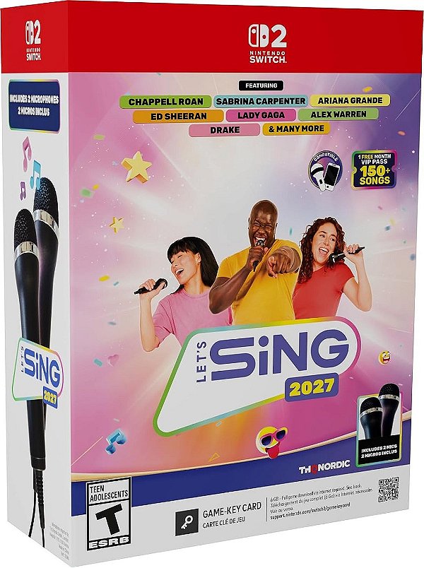 Let's Sing 2027 2 Mic Bundle - Nintendo Switch 2
