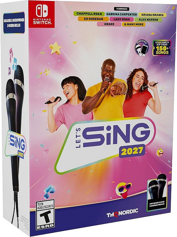 Let's Sing 2027 2 Mic Bundle - Nintendo Switch
