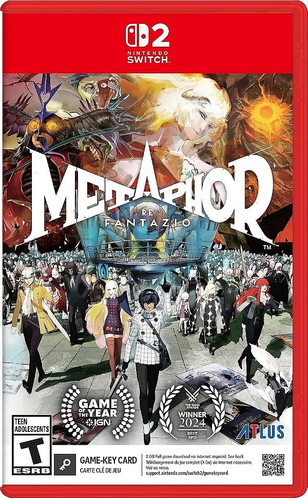 Metaphor: ReFantazio: SteelBook Edition - Nintendo Switch 2