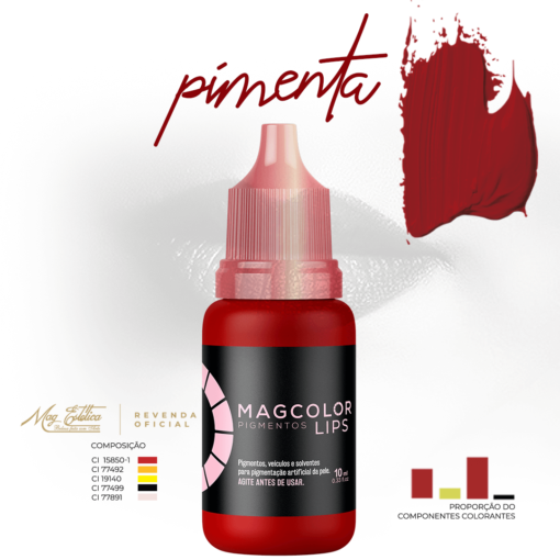 Pigmento Pimenta 5ml Mag Color Lips