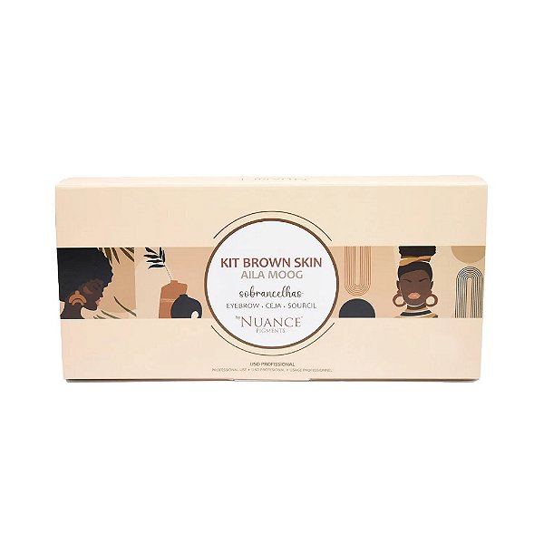 Kit Brown Skin Aila Moog Sobrancelhas Nuance